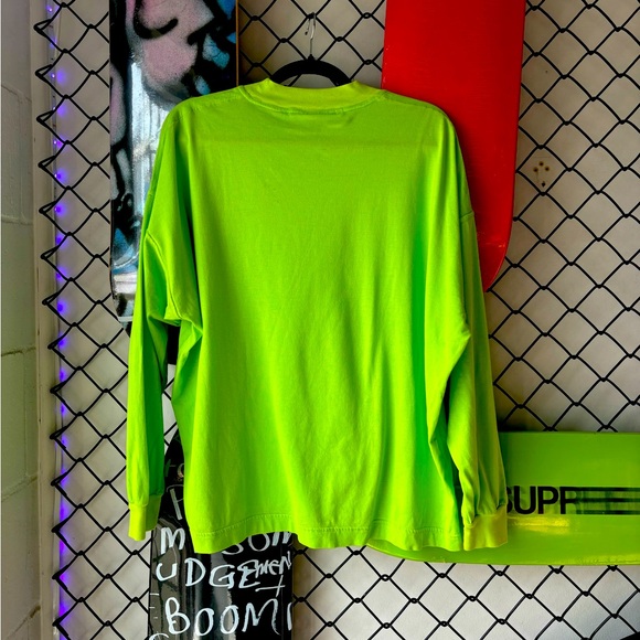 Neon Green V2 Versace Longsleeve - Picture 3 of 4